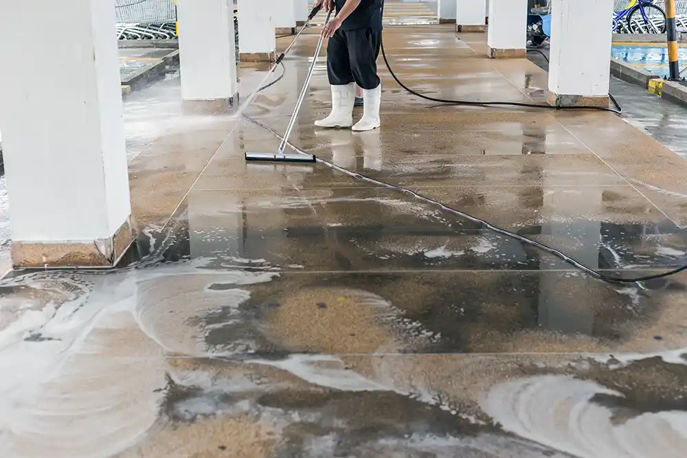 Concrete Cleaning in St. Joseph